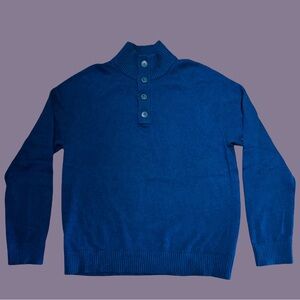 Men’s Banana Republic Blue Button-Up Sweater
